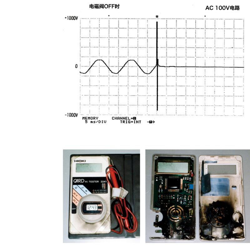冲击电压导致的万用表过电压事故