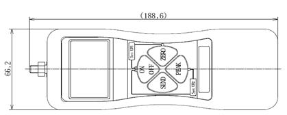 DS2系列外置传感器推拉力计结构尺寸图1