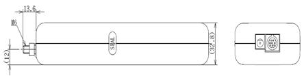 DS2系列外置传感器推拉力计结构尺寸图2