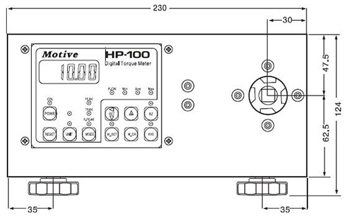 HP智能型数字扭力测试仪外形尺寸1