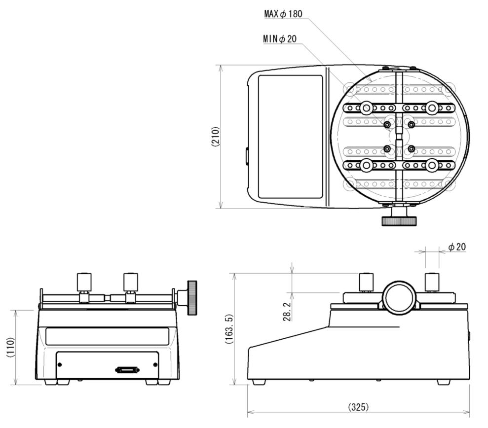 DTX2系列瓶盖扭力测试仪外观尺寸